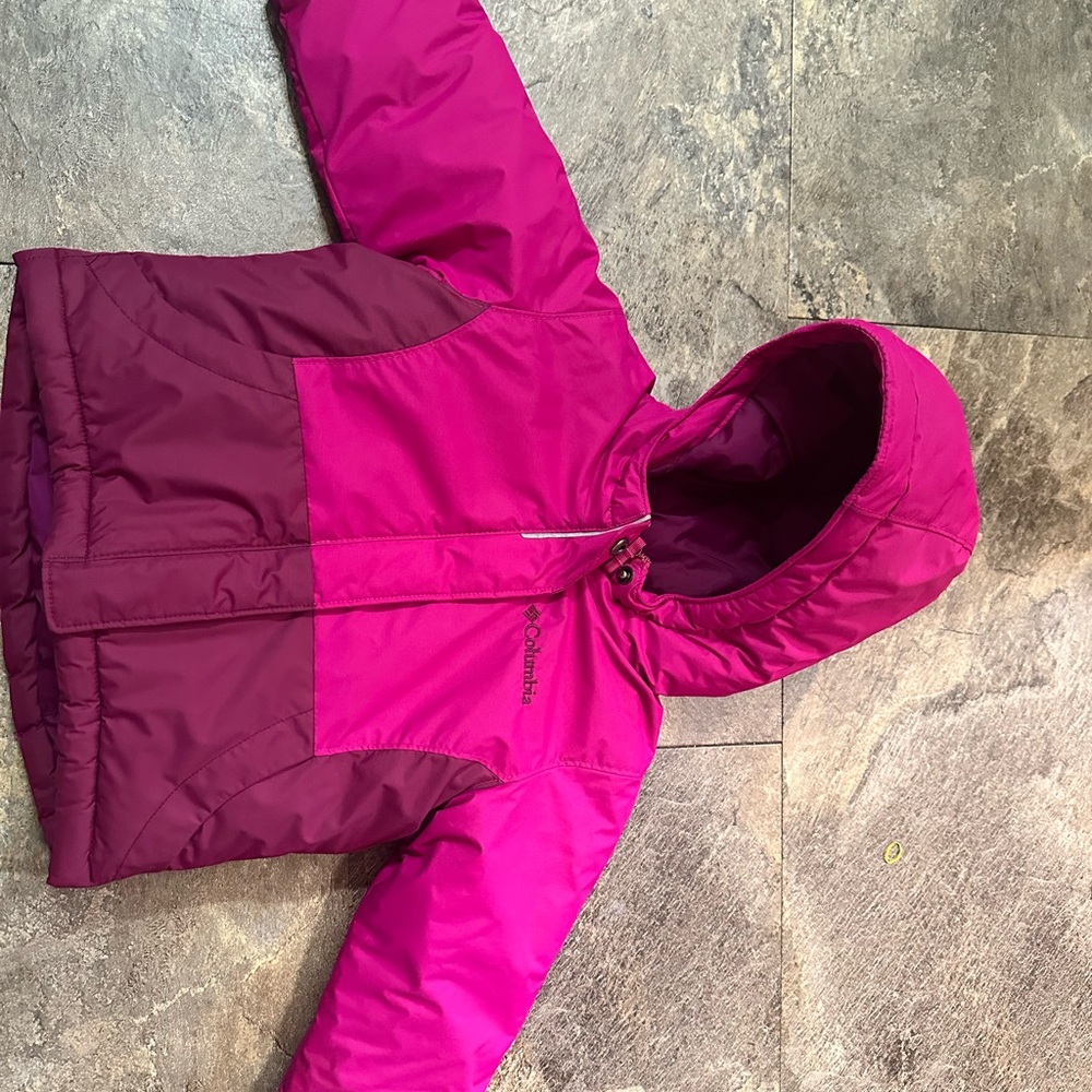 Columbia Kids' Two-Tone Pink Puffer Jacket
